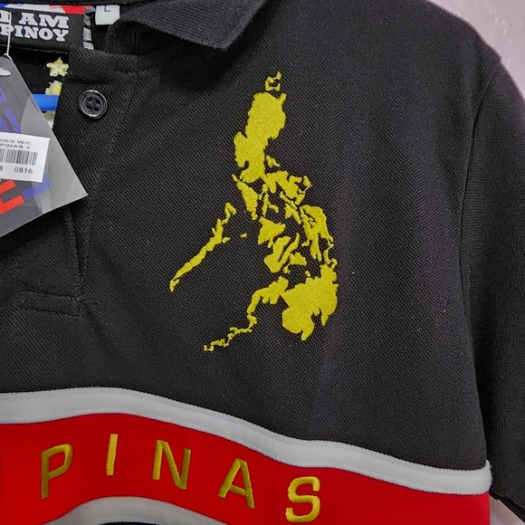 PHILIPPINES "PILIPINAS" Collared Shirt (L) - Picture 4 of 8